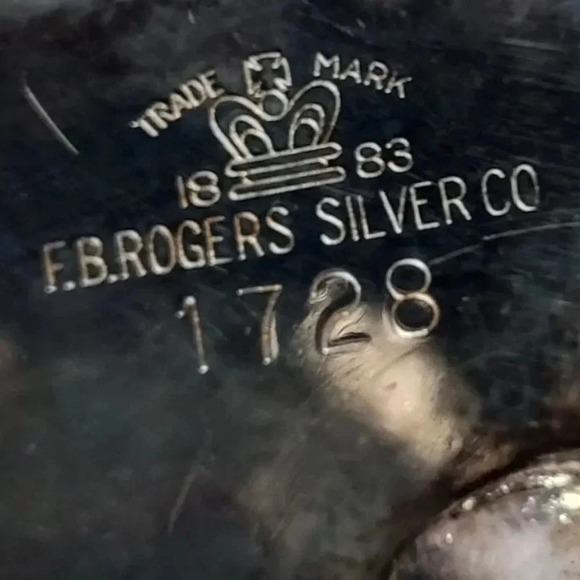 FB Rogers Chips & Dip Silverplate Clamshell Bowl Trade Mark 1883 - Picture 5 of 5